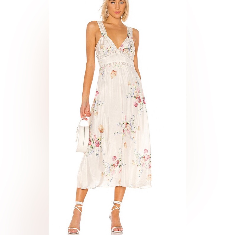 Loveshackfancy Sabina silk dress